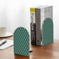 thumbnail image 5 of Hirioo Peacock'S Tail for Bookends Decorative Bookends for Shelves for Home or Office, Non-Slip Base, 5 of 8
