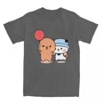 thumbnail image 1 of Camiseta de dibujos animados Bubu Dudu Balloon para hombres y mujeres ropa informal Kawaii Bear Panda Stuff cuello redondo algodón Tops de verano talla grande, 1 of 7