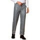 thumbnail image 4 of Pantalones de lentejuelas INSPIRE CHIC para hombres, pantalones metálicos brillantes de pierna recta para fiesta disco de los 70, 34 plateados, 4 of 5