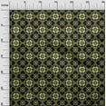 thumbnail image 2 of oneOone Cotton Jersey Black2 Fabric Floral & Tiles Moroccan Dress Material Fabric Print Fabric By The Yard 58 Inch Wide, 2 of 4