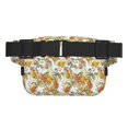 thumbnail image 3 of Fotbe Ducks and Flowers Cangurera Cuadrada con Estampado de Doble Capa, Bolsa de Cintura Ajustable Mini para Hombres y Mujeres, 3 of 9