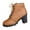 Brown 1, variant on Wensltd Pointed Toe Suede Boots for Women Brown Low Chunky Heel Daily Fashion Fall Boots Lightweight