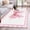 Light Pink, variant on Runner Rugs 2x6 Ft, Pink Bowknot Non Slip Area Rugs for Kitchen Bedroom Entryway, Shining Stars Vintage White Plaid Black Washable Carpet Runner Rug Floor Mats for Bedroom Home Decor