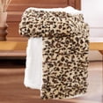 thumbnail image 6 of Home Soft Things Faux Fur Shar Pei Throw - Leopard - 50"X60", 6 of 9
