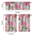 thumbnail image 6 of Kitchen Curtains and Valance Set 36 Inch Tier Pioneer Colorful Floral 3 Pieces Set Dining Room Small Curtain Drapes Cafe Curtains Valance for Home Decor Rod Pocket, 6 of 6