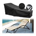 thumbnail image 2 of Funda protectora para tumbona, funda impermeable con cordón para sillones, sillones, muebles de exterior (negro, 210d) TUNC Sencillez, 2 of 5