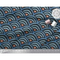thumbnail image 2 of Soimoi Cotton Duck Fabric Scales Geometric Fabric Prints By Yard 42 Inch Wide, 2 of 3