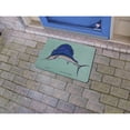 thumbnail image 2 of Betsy Drake Interiors Sailfish on Teal Door Mat 18x26, 2 of 2