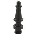 thumbnail image 3 of Baldwin 1093190I I Steeple Tip for Square Corner Hinge, Satin Black - Set of 2, 3 of 7