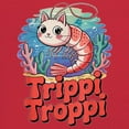 thumbnail image 3 of Trippi Troppi Shrim Cat T-shirt Italian Brainrot Gen Z Alpha Meme Men's Tee, 3 of 7