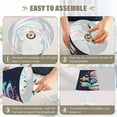 thumbnail image 5 of Cartoon Cute Mermaid Desk Lamp LED Table Nightstand Lamps with 3 Color Temperatures for Home Bedroom Living Room Decor 6x11, 5 of 8