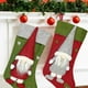 thumbnail image 5 of 3 tipos de medias navideñas suecas para familia, niños, decoraciones para árboles de Navidad (paquete de 3, rojo, verde, gris), 5 of 5