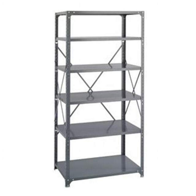 36 in. x 24 in. Commercial Steel Shelving 6 Shelf Kit