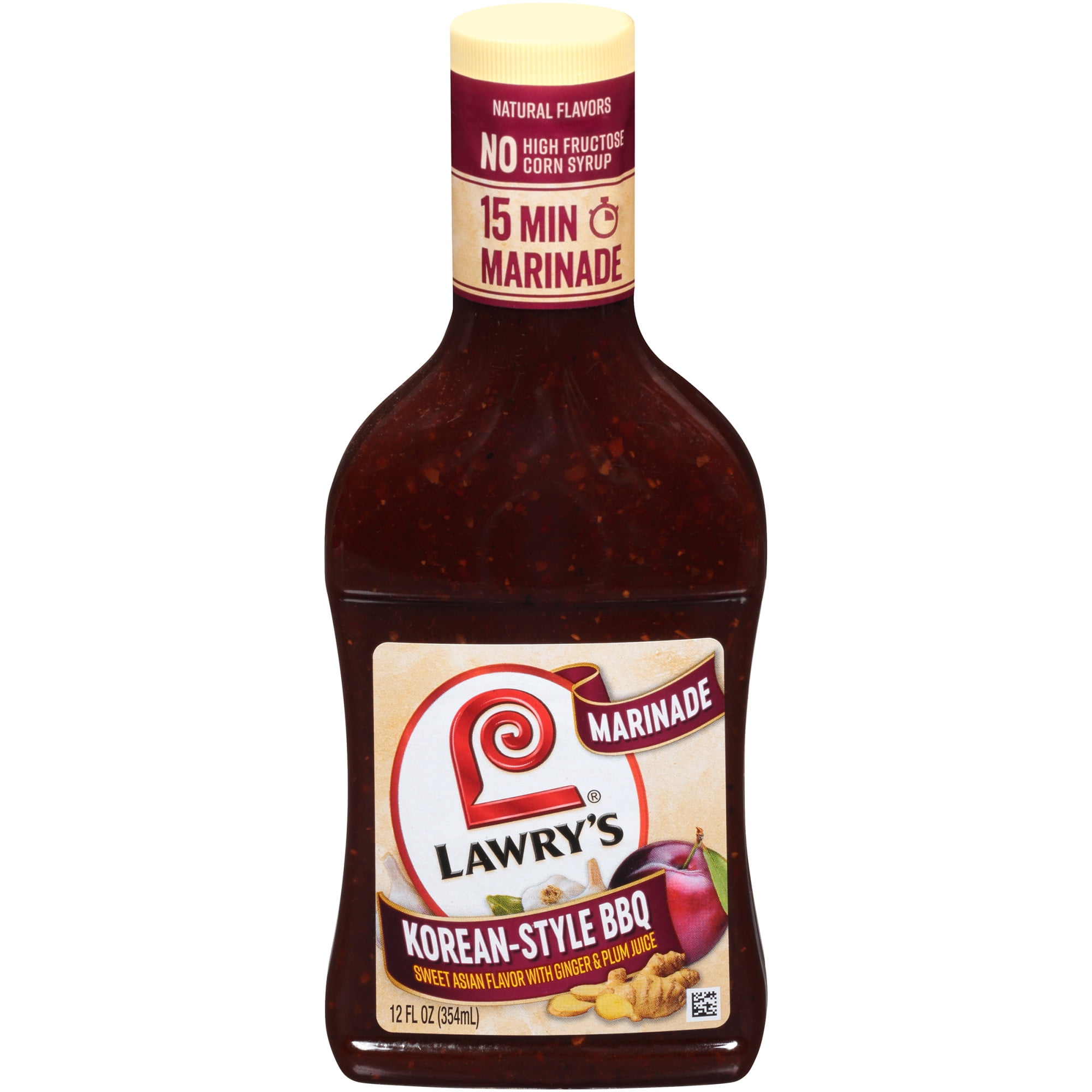Lawry's Marinade Korean BBQ, 12 fl oz