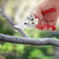 thumbnail image 4 of Xirurus Garden Agricultural Pruning Shears Fruit Tree Branch Trimming Pruner Garden Hand Tools Red 11.0x3.9x1.2 inches / 28.0x10.0x3.0 cm High-Carbon Steel Professional Sharp Scissors, 4 of 9