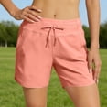 thumbnail image 2 of GigrtiJin Women's Athletic Shorts Quick Dry Elastic High Waisted Shorts Running Gym Yoga Lightweight Shorts with Pockets, 2 of 8