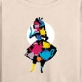 thumbnail image 3 of Alice In Wonderland - Teacup Silhouette - Women's Lightweight French Terry Long Sleeve Shirt, 3 of 5
