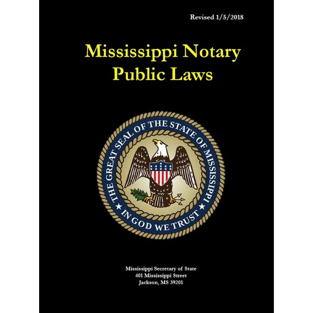 Mississippi Notary Public Laws (Paperback)