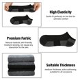 thumbnail image 3 of Medias COOPLUS para hombre, paquete de 12, acolchonadas, corte bajo, talla 6-11, 3 of 7