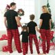 thumbnail image 4 of Pijamas navideños a juego para la familia, conjunto de Pijamas cortos negros con My Gnomies, navidad, 4 of 4