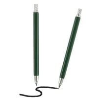 2Pcs Mechanical Pencil 4.0mm, Pencils Mechanical Holder Large Automatic Plastic Holder with Sharpener for Graphite Pencil Drawing Art Sketching Woodworking, Green