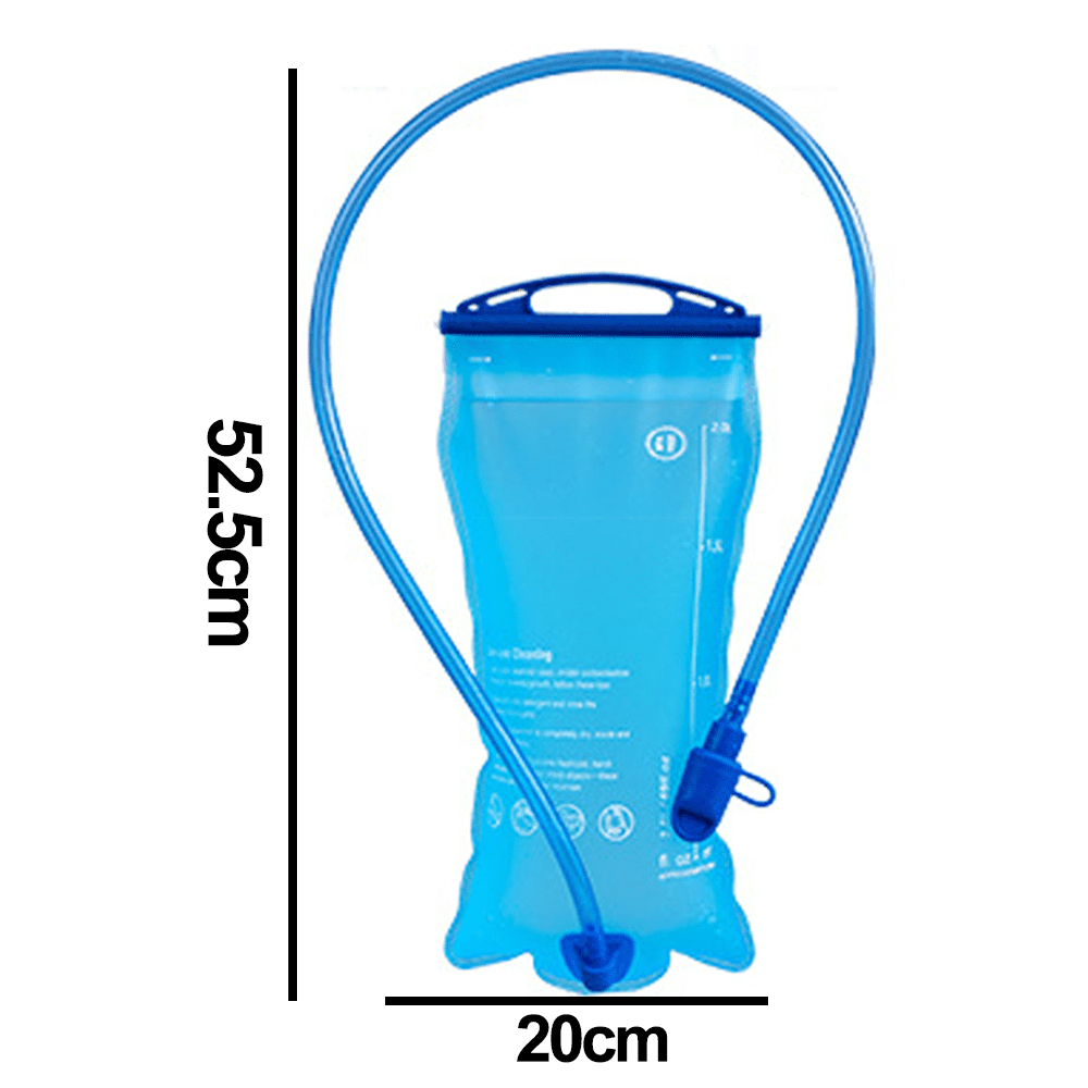 Soft Water Bottle | Shrink As You Drink Soft Flask for Hydration Pack | Folding Water Bottle Ideal