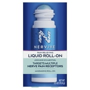 Nervive Nerve Care, Pain Relieving Roll On, Max Strength Topical Pain Relief, 2.5 oz