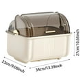thumbnail image 3 of Plate Cup Dish Tray Cutlery Dryer Tray Drainer Dish Drying Rack With Lid Cover And Drainboard Nursing Bottle Holder Dish Storage Drain Bowl Rack For Tableware Kitchen Cabinet, 3 of 4