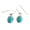 turquoise, variant on Pure 925 Sterling Silver Dangle Drop Earrings For Women, Oval Black Onyx Natural Healing Gemstone Unique Handmade Jewelry For Her