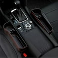 thumbnail image 6 of Car Seat Gap Filler Organizer, Kvago 2Pcs Multifunctional Car Seat Organizer, PU Leather Auto Console Side Storage Box with Cup Holder for Drink, Car Organizer Front Seat for Holding Phone, Sunglasses, 6 of 10