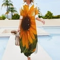 thumbnail image 4 of sunflower and the sun Long Sleeved Shirt Dress summer dress woman long sleeve dress ceremony dresses, 4 of 7