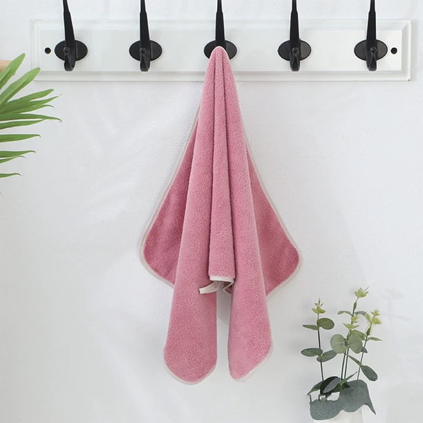 Toallas de Imitación de Lana de Alta Densidad | Toallas de Mano Suaves Multicolor | Absorbentes y de Secado Rápido | Ideales para Baño, Gimnasio y Spa | 60 X 30 Cm - Paquete de 2