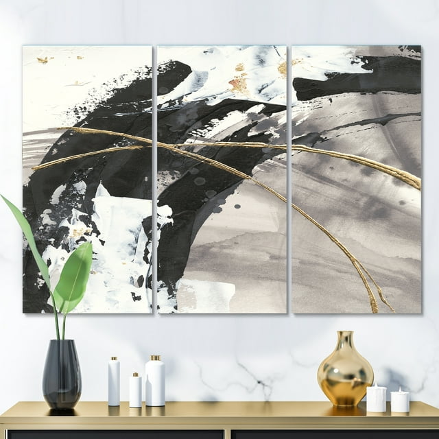 Designart - Arcs Peints Glam I - Toile Enveloppée de Galerie Transitionnelle