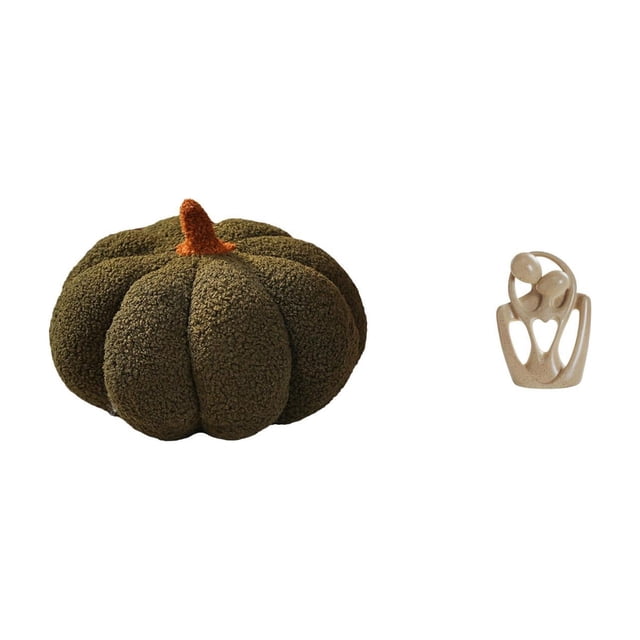 Almohadas de calabaza de Halloween,Cojines de calabaza de Halloween,suaves,para decoración del hogar,Cojines decorativos de calabaza,peluches de Halloween,sofá,Estatua abstracta,Estatua