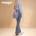 thumbnail image 4 of Wrangler Crossbody Bags for Women Vintage Hand Woven Shoulder Purse, Cow Print-Blue, 4 of 7
