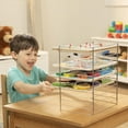 thumbnail image 2 of Melissa & Doug Multi-Fit Metal Wire Puzzle Rack 12 Inches Wide And 0.75 Inches Deep, 2 of 9