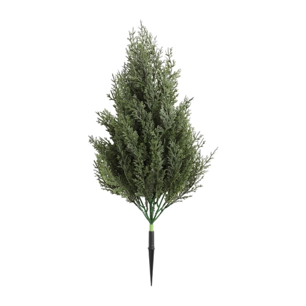 Estaca de planta artificial para jardín, decoración de césped, adorno prémium, regalo de paisaje con estaca , planta falsa para césped de Un solo color