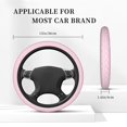 thumbnail image 3 of Fotbe Ribbon Bow Funda para Volante Universal de 15 pulgadas, Accesorios para Auto para Hombre y Mujer, Protector de Volante Cómodo para SUV y Sedán, 3 of 6