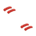 thumbnail image 2 of Decodeary Pack de 2 Pot Titulaire Silicone Cuisine Anti-scalding Poêle Côté Poignée Couvercle Réutilisable Pan Chaud Aider Manchon Protecteurs Rouge 2Set, 2 of 6