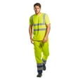 thumbnail image 4 of Portwest S478 Men's Hi Vis Safety T-Shirt - Short Sleeve High Visibility Lightweight Class 2 Shirt Yellow Tall, Large, 4 of 4