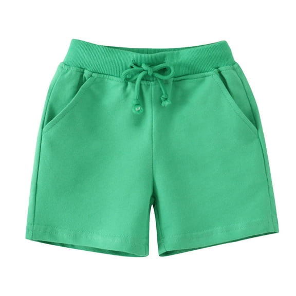 Zanarzt Kids Athletic Shorts Boys Baby Toddler Boy Shorts Summer Casual Boys Pull On Athletic Fashion Solid Shorts Green,1-2 Years