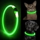 thumbnail image 3 of Collar de Perro con Luz LED, Correa con Carga USB Brillante Desmontable para Productos para Perros, Carga USB para Mascotas, Verde, 3 of 6