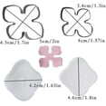 thumbnail image 3 of Juego de cortadores de fondant con diseño de hortensias para repostería., 3 of 5
