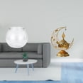 thumbnail image 2 of Acuario de escritorio,Pecera pequeña transparente,pecera,jarrón,mesa,Tanque de peces Contenedor de acuario transparente Hogar,Quemador de incienso árabe,Quemador de incienso árabe de, 2 of 8