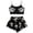 H176 Black2, variant on SJLDQY Halloween Womens Pajamas Sets 2 Piece Cami Top and High Waist Shorts Pj Sets for Womens Hallowmas Funny Skeleton Pumpkin Graphic Comfy Sleepwear