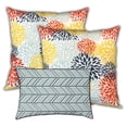 thumbnail image 1 of Joita Coussins d'Extérieur en Polyester de Lignes Marines en Multicolore (Lot de 3), 1 of 5