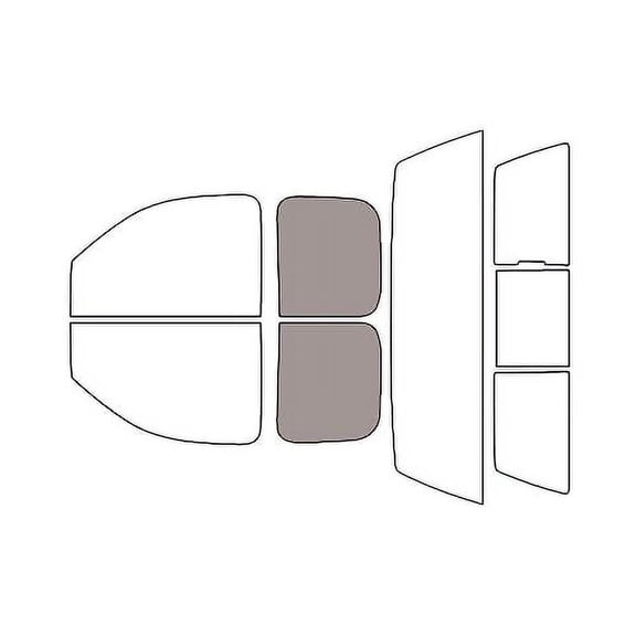 Avery Dennison NR Nano Ceramic IR Window Tint Kit Compatible with GMC Sierra 2007-2013 (2 Door) -