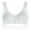 Plus size bras for women-Light Blue, variant on Homenesgenics Bras for Women Sports Bra 3PC Woman's Solid Color Push Up Large Size Plus Size Daily Bra Underwear No Wire Wireless Wirefree Red XXL