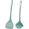 thumbnail image 2 of Clearance Kitchen Utensils and Gadgets, Food Grade Oil Filter Spoon For Non Stick Spatula With -temperature Resistance And Flexibility For Oil Separation, Green-C4, 2 of 8
