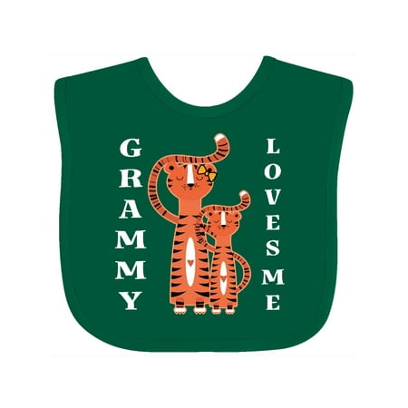 

Inktastic My Grammy Loves Me Tiger Gift Baby Boy or Baby Girl Bib
